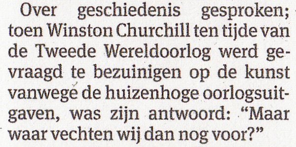 Met de groeten van Churchill