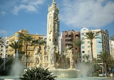 Alicante, Spanje. Plaza de Lucero.