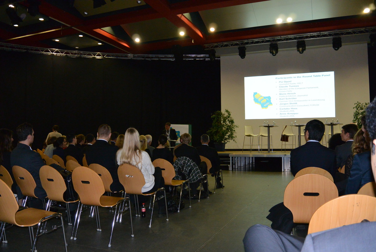 Sfeerimpressie internationale MEP-conferentie 2014 in Luxemburg