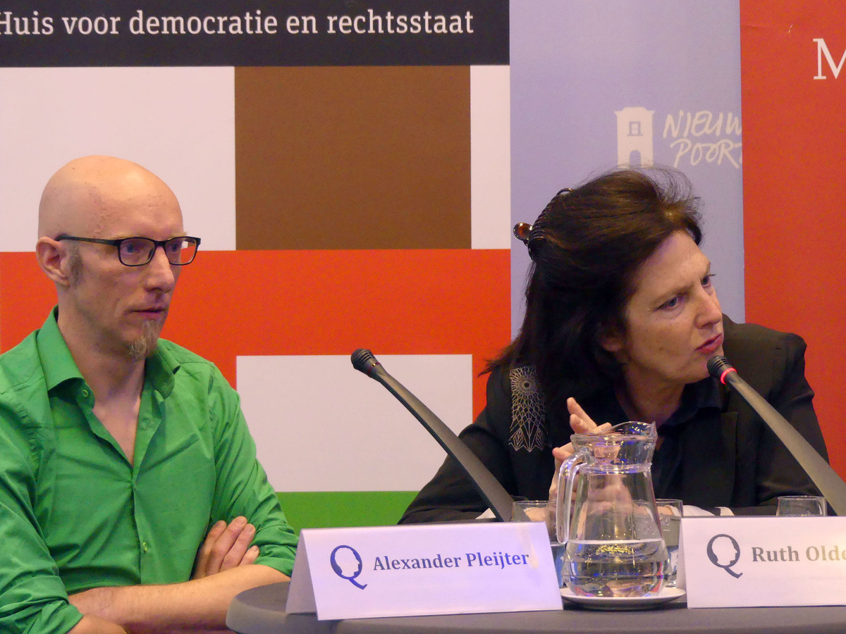 v.l.n.r.: Alexander Pleijter en Ruth Oldenziel