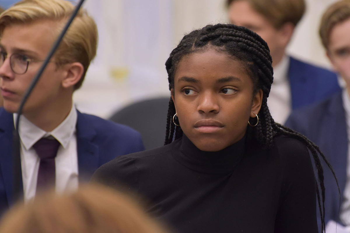 Foto's Eerste dag Algemene Vergaderingen van het Model European Parliament Nederland 2019