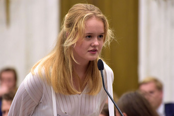 Foto's Eerste dag Algemene Vergaderingen van het Model European Parliament Nederland 2019